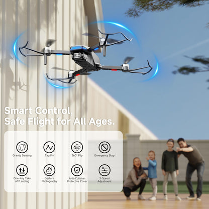 PLEGBLE Drones with Camera 4K for Adults Kids